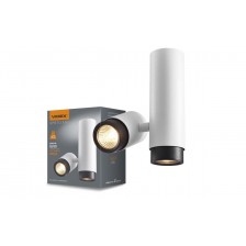 Videx ARIZA henger alakú fehér forgatható fejű mennyezetlámpa GU10-es foglalattal